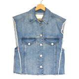 Blue TYRA Denim Frayed Jacket / ISABEL MARANT - Size 38