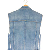 Blue TYRA Denim Frayed Jacket / ISABEL MARANT - Size 38
