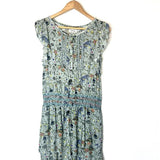 Blue Urban Circus Print Sleeveless Dress - model KAROLINA / ZADIG & VOLTAIRE - Size 16Y