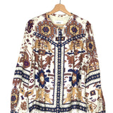 Ecru VARONE Abstract Printed Blouse / BA&SH - Size 1