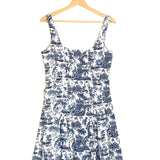 Blue WELLS Printed Mini Dress / STAUD - Size US 8