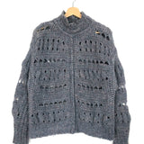 Blue/Grey MIA Openwork Jumper / ISABEL MARANT - Size 36