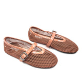 Blush Mesh Ballet Flats / ALAIA - Size 37.5