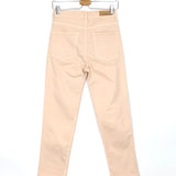 Blush Pink High Rise Straight Leg Stretch Jeans / ETIQUETA NEGRA - Size 27