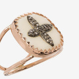 BOWIE N°2 White Diamond Ring / PASCALE MONVOISIN - Size 54