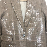 Braun Venus Car Sequinned Blazer / ZADIG & VOLTAIRE - Size 34