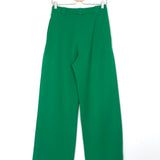 Bright Green Wide-leg LOULOU Trousers / SEZANE - Size 36