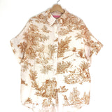 Bronze Toile de Jouy Print Shirt / PORTINERIA LORANN