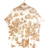 Bronze Toile de Jouy Print Shirt / PORTINERIA LORANN