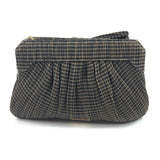 Brown and Black Check RAYNE Bow Clutch / LOEFFLER RANDALL