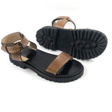Brown BREENA Studded Leather Sandals / ISABEL MARANT - Size 38