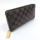 Brown Damier Ebene ZIPPY Classic Coated Canvas Wallet / LOUIS VUITTON