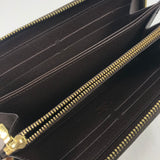 Brown Damier Ebene ZIPPY Classic Coated Canvas Wallet / LOUIS VUITTON