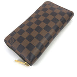 Brown Damier Ebene ZIPPY Classic Coated Canvas Wallet / LOUIS VUITTON