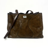 Brown JACK Adjustable Strap Suede Bag / ZADIG & VOLTAIRE
