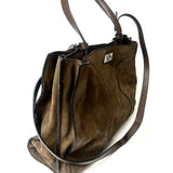 Brown JACK Adjustable Strap Suede Bag / ZADIG & VOLTAIRE