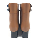 Brown Leather DECOUVERTE 50 Ankle Boots / HERMES - Size 36.5