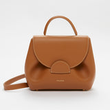 Brown Leather Nano Smooth Leather Bag - model UN / POLENE