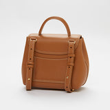 Brown Leather Nano Smooth Leather Bag - model UN / POLENE