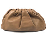 Brown Leather Pouch Bag / BOTTEGA VENETA