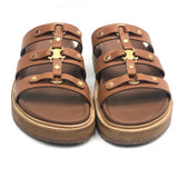 Brown Leather TIPPI TRIOMPHE Sandals / CELINE - Size 39