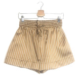 Brown LEOPAUL Pinstripe Shorts / SANDRO - Size 34