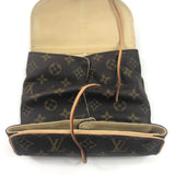 Brown Monogram Canvas Folding Jewelry Case / LOUIS VUITTON