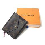 Brown Monogram Compact Leather Wallet / LOUIS VUITTON