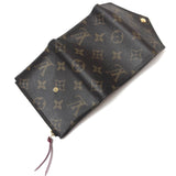 Brown Monogram Compact Leather Wallet / LOUIS VUITTON