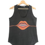 Brown PAULA Cotton Sleeveless Tee / RABENS SALONER - Size S