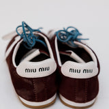Brown PLUME Suede Sneakers / MIU MIU - Size IT 41