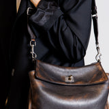 Brown RODEO Small Messenger Bag / BALENCIAGA