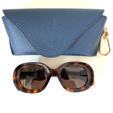 Brown Round-frame Tortoiseshell Acetate Sunglasses / LOEWE