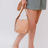 Brown Small Eco Soft Alter Napa Hobo Bag - Bamboo / STELLA MCCARTNEY