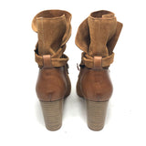 Brown Suede Tassel Ankle Tie Boots / BA&SH - Size 36