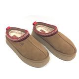 Brown Suede TAZZ Embroidered UGG Tasman Braid Slippers / UGG - Size 38