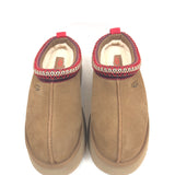 Brown Suede TAZZ Embroidered UGG Tasman Braid Slippers / UGG - Size 38