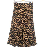 Brown TEDDY Leopard Print Slip Skirt / BA&SH - Size 0