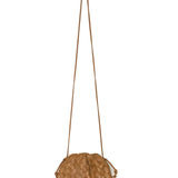 Brown THE POUCH Intrecciato Leather Classic Bag / BOTTEGA VENETA