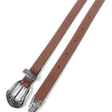Brown Thin Leather Belt / ZADIG & VOLTAIRE - Size 1