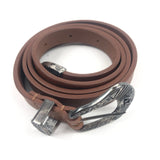 Brown Thin Leather Belt / ZADIG & VOLTAIRE - Size 1