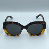 Brown Tortoise Triomphe Butterfly Sunglasses / CELINE