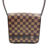 Brown TRIBECA Damier Ebène Coated Canvas Mini Shoulder Bag / LOUIS VUITTON