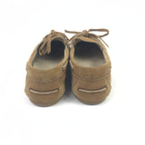 Brown Unlined Bleached Suede Boat Shoes / MIU MIU - Size 36