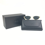 Brushed Gold BELLA Cat Eye Sunglasses / KAREN WAZEN