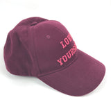 Burgundy KLELIA "Love Yourself" Baseball Cap / ZADIG & VOLTAIRE - One Size