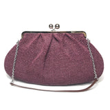 Burgundy Woven Weekend Bag / MAX MARA