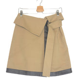 Camel Cotton Blend Belted Mini Skirt / 3.1 PHILLIP LIM - Size 4