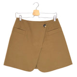 Camel Cotton Mini Shorts / MAISON RABIH KAYROUZ - Size 36