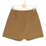Camel Cotton Mini Shorts / MAISON RABIH KAYROUZ - Size 36